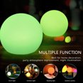thumbnail image 2 of Herwey Waterproof LED Ball Light ,Rechargeable LED Ball Light, Bedroom Decorative Remote Control Lamp, Christmas Halloween Party, 2 of 8