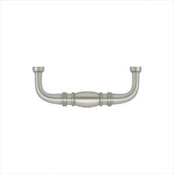 Deltana K4473U15 Colonial Wire Pull, 3" in Brushed Nickel