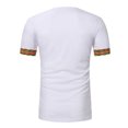 thumbnail image 3 of Homenesgenics Mens Shirts Men Short Sleeve Printing V-neck Pullover T Shirt Blouse Mens Gifts, 3 of 3