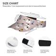 thumbnail image 3 of Pofeuu Cute Hand Drawn Bear Print Sunscreen Visor Cap Adjustable Sport Empty Top Baseball Sun Cap for Men Women Sports Outdoor Headwear, 3 of 7