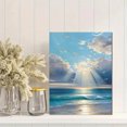 thumbnail image 2 of Seagull Ocean Wave Canvas Wall Art 15.75x11.81 Inches, 2 of 8
