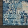 thumbnail image 2 of Serene Modern Floral Turquoise 8' x 10' Area Rug, (8' x 10'), 2 of 6