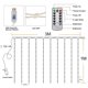 thumbnail image 3 of Luz LED Luces de la cortina - Creative Party Wedding Cortina Luces USB String Light con mando a distancia AHeartcove LED221201-0151JD, 3 of 7