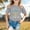 Grey, variant on HUITKMM Girls Tee Shirts Girls Summer Short Sleeve T Shirt Hanukkah Holiday Print Casual Loose Fit Round Neck Tee Top for Toddler and Youth