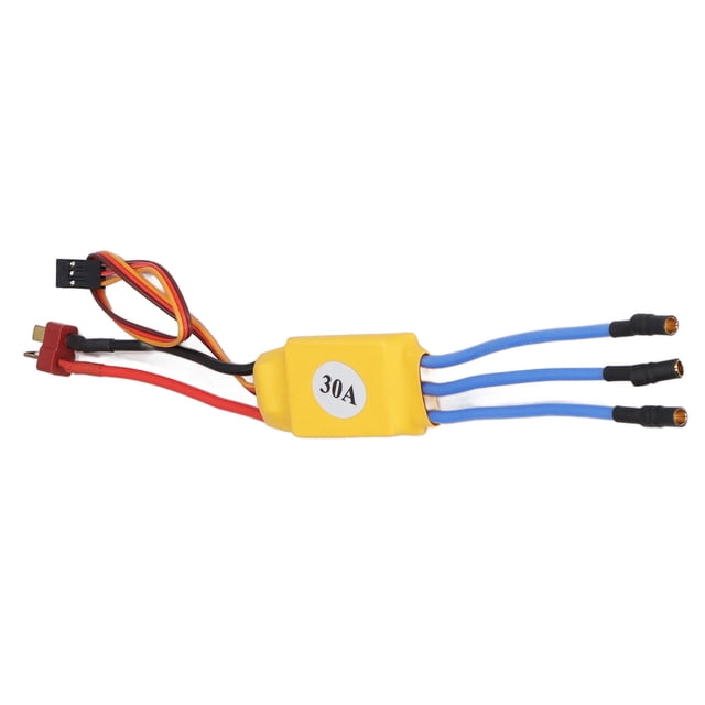 Controlador De Velocidad Eléctrico Del Motor Sin Escobillas, Adaptación Del Acelerador Automático Motor Sin Escobillas ESC Control PWM Seguro De Altas RPM 30A Para La Industria