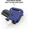 thumbnail image 1 of Coque pour Airpods, ORETech Hybride Robuste 2 en 1 Antichoc Coque de Protection Complète PC Dur+silicone Souple, 1 of 4