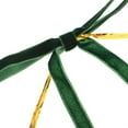 thumbnail image 3 of LOLIPPYY 24Pcs Dark Green Christmas Bow Decorations with Wired Flexible Styling for Garland and Rustic Presents, 3 of 8