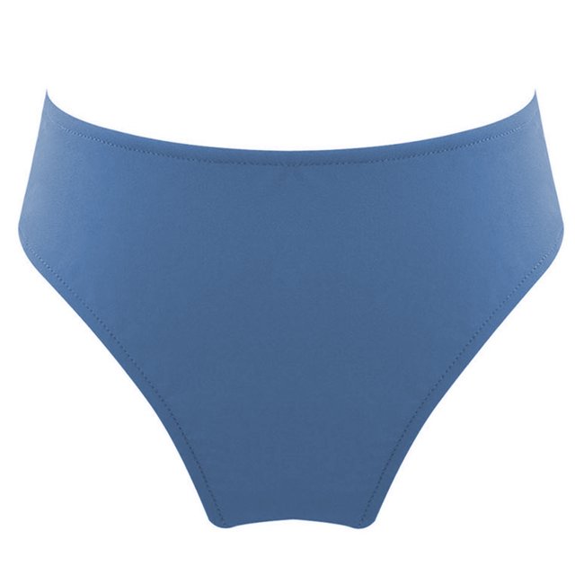 Venjoe Kids Girls Swim Brief Low Rise Triangle Bikini Bottom Beach Swimwear Bathing Suits Dusty Blue 16