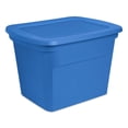 thumbnail image 2 of Sterilite Boîte de Rangement Empilable 18 Gal, Pack (16 Bleu Été), 2 of 7