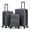 Gray, variant on Concepten ABS Luggage Sets 3 Piece, Suitcase Set (20/24/28)Hardside Suitcase with Spinner Wheels Travel Luggage, Carry on Luggage with TSA Lock (Black)