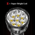 thumbnail image 3 of Super Bright 12000000LM Torch 8 LED Flashlight USB Rechargeable Tactical, 3 of 5