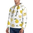 thumbnail image 2 of Hoodies for Men - Cute Pear Yellow Long Sleeve Comfrt Men'S Fashion Hoodies & Sweatshirts, Sweatshirts for Men Hoodies Pullover Clothing Clothes with Pouch, 2 of 7