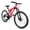 26 inch Red, variant on A26003 26-Inch Mountain Bike, 21-Speed, Full Suspension Steel Frame, Alloy Rims, Disc Brakes for All Terrains, Men & Women, Multiple Colors