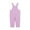 Purple, variant on Kid Girls Jumpsuits Rompers Comfortable Blue Overalls with Side Pockets Spring Fall Romper Girls Overalls 7-8 Years