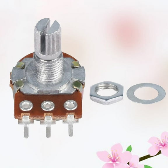 TINKSKY Large Potentiometer Knob Potentiometer Metal Audio Taper Split Shaft Multi 1Pack