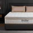 thumbnail image 4 of Bestier 10" Queen Size Hybrid Mattress for Back Pain Pressure Relief | Cooling Gel Memory Foam Bed in a Box with Lumbar & Hip Support | Tencel Fabric| Edge Reinforcement | Motion Isolation, 4 of 10