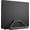Black, variant on Aluminum Vertical Laptop Stand with Gravity Auto-Lock – Adjustable Laptop Holder Vertical fits MacBook Pro/Air, Chromebook & Gaming Laptops up to 17.3" – Space-Saving Desktop Dock