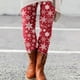 thumbnail image 2 of Leggings Navideños Para Mujer Moda Casual Impreso Leggings Ajustados Pantalones Largos de Cintura Alta Odeerbi  ODB194295, 2 of 6
