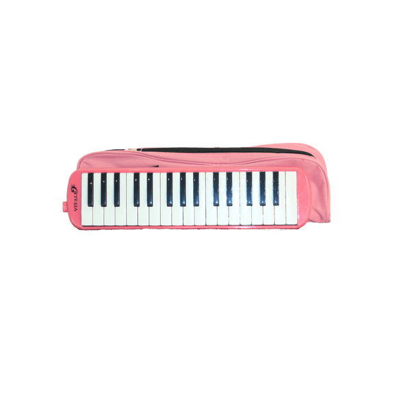 Melódica VITALE rosa 32 TECLAS QM32A-1PK con FUNDA blanda