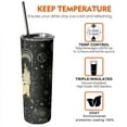 thumbnail image 7 of Virgo Tumbler with Lid and Straw, Astrology Tumbler, Gothic Tumbler, Constellation Cup/Mug, Zodiac Gifts for Men Women, Constellation Gifts, 20oz Slim Tumblers with Lids and Straws, 7 of 7