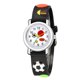 thumbnail image 1 of Reloj de cuarzo con diseño de fútbol para niños, deportivo, de moda y tendencia en relieve, ideal como regalo., 1 of 3