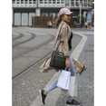 thumbnail image 2 of Crossbody Bags Purses for Women Trendy Soft Leather Shoulder Handbags with Adjustable Strap Zipper Pocket Medium, 2 of 8