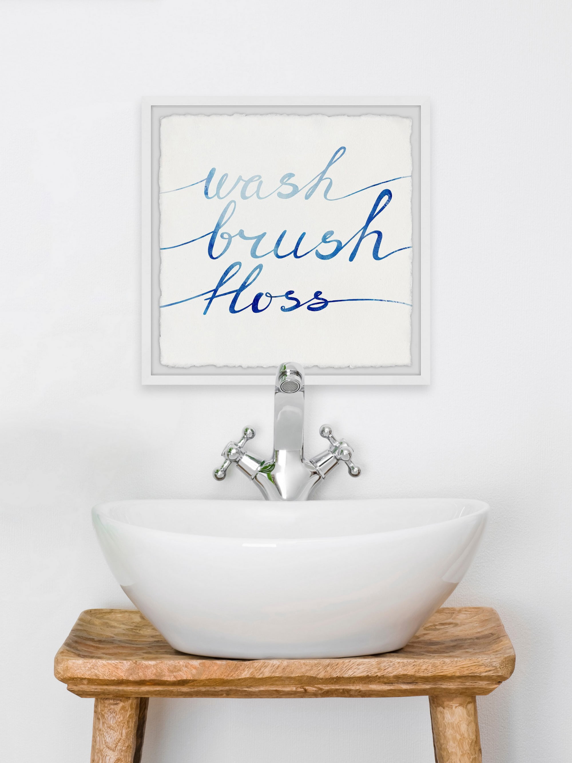 Marmont Hill Brush and Floss Framed Wall Art
