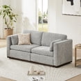 thumbnail image 2 of CHITA Sectional Couches Modular Sofa for Living Room, 2PC in Dove Gray, 2 of 8