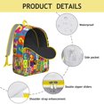 thumbnail image 4 of Colorful Math Numbers Pattern Backpack for School,Schoolbag with Adjustable Shoulder Straps & Padded Back,15.7"x11.8"x5.5", 4 of 5