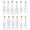 Clear, variant on Small Mini Clear Vintage Glass Bottles with Corks, Mini Vases, Decorative, Potion, Assorted Design Set of 12 pcs, 4.6 Inch Tall (11.43cm), 1.4 Inch Wide (3.56cm)