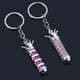 thumbnail image 5 of Elegante llavero de metal, elegante llavero, moderno llavero, colgante para bolso., 5 of 8