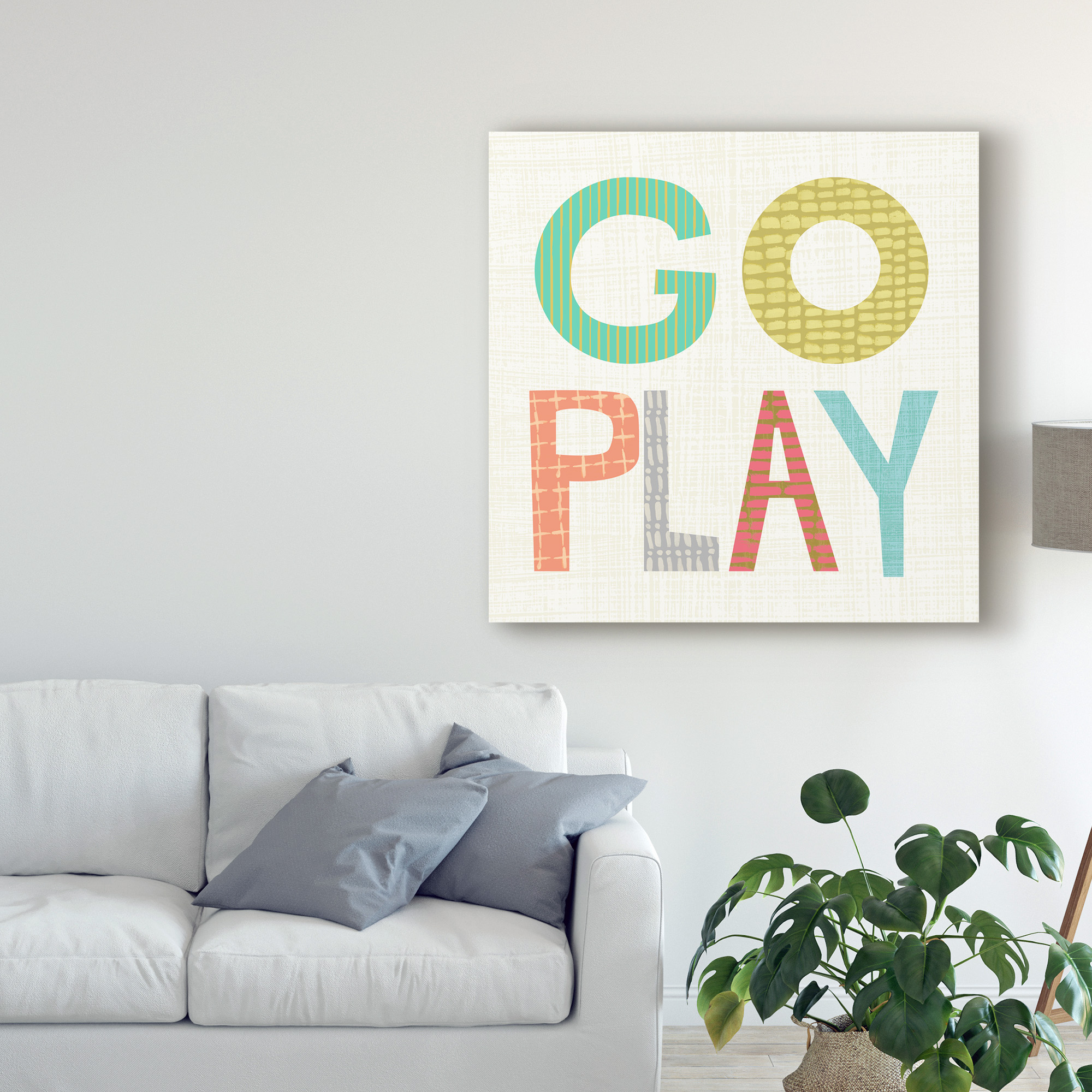 Trademark Fine Art 'Kid Play III' Canvas Art by Chariklia Zarris