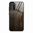 thumbnail image 1 of Dteck Samsung Note 20 Ultra Case, Tempered Glass Pattern Back + TPU Frame Hybrid Shell Slim Cover For Galaxy Note 20 Ultra Case(2020) Anti-Drop , Wooden Texture #1, 1 of 1
