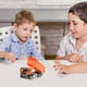 thumbnail image 4 of Vehículos de ingeniería de aleación inercial para niños: excavadoras, camiones cisterna, grúas y bulldozers, juguetes para edades de 3 a 6 años., 4 of 5