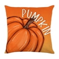 thumbnail image 2 of Pumpkin Pillow Covers 18x18 Double Sided Print Fall Decor Cushion Covers for Sofa Thanksgiving Home Decor by OVFUIZ, 2 of 6