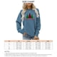 thumbnail image 5 of Camisas de Navidad para mujer, cuello redondo, patrón de árbol, fibra de poliéster suave, camiseta de manga larga para mujer, para fiesta, oficina, 5 of 5