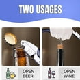 thumbnail image 4 of Resin stainless steel red wine wine corkscrew multifunctional corkscrew kitchen tool, 4 of 5