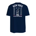 thumbnail image 2 of Playera New York Yankees FexPro México MLB Talla G Deportiva Manga Corta 27 Times Champions Azul Marino, 2 of 3