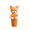 thumbnail image 4 of Porta cepillo de dientes Soporte Para Cepillos De Dientes Para Niños Montado En La Pared, Sin Perforaciones, Para Viajes, Niños, Niños, Naranja, 4 of 7
