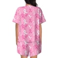 thumbnail image 6 of Sigee Breast Cancer Awareness (3) for Sleepwear Casual Pjs with Pockets Women's Pajamas Sets Shorts 2 Piece Short Sleeve Lounge Sets XX-Large, 6 of 9