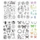 thumbnail image 1 of 4 láminas de sellos transparentes TPR con motivos variados y tablero acrílico, 1 of 6