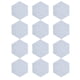 thumbnail image 2 of Paneles Acústicos Hexagonales, Tablero De Absorción De Sonido, Montaje Adhesivo Ignífugo De Fibra De Poliéster Para Oficinas En El Hogar Para Estudios De Grabación Ccdes Gris-plata, 2 of 8