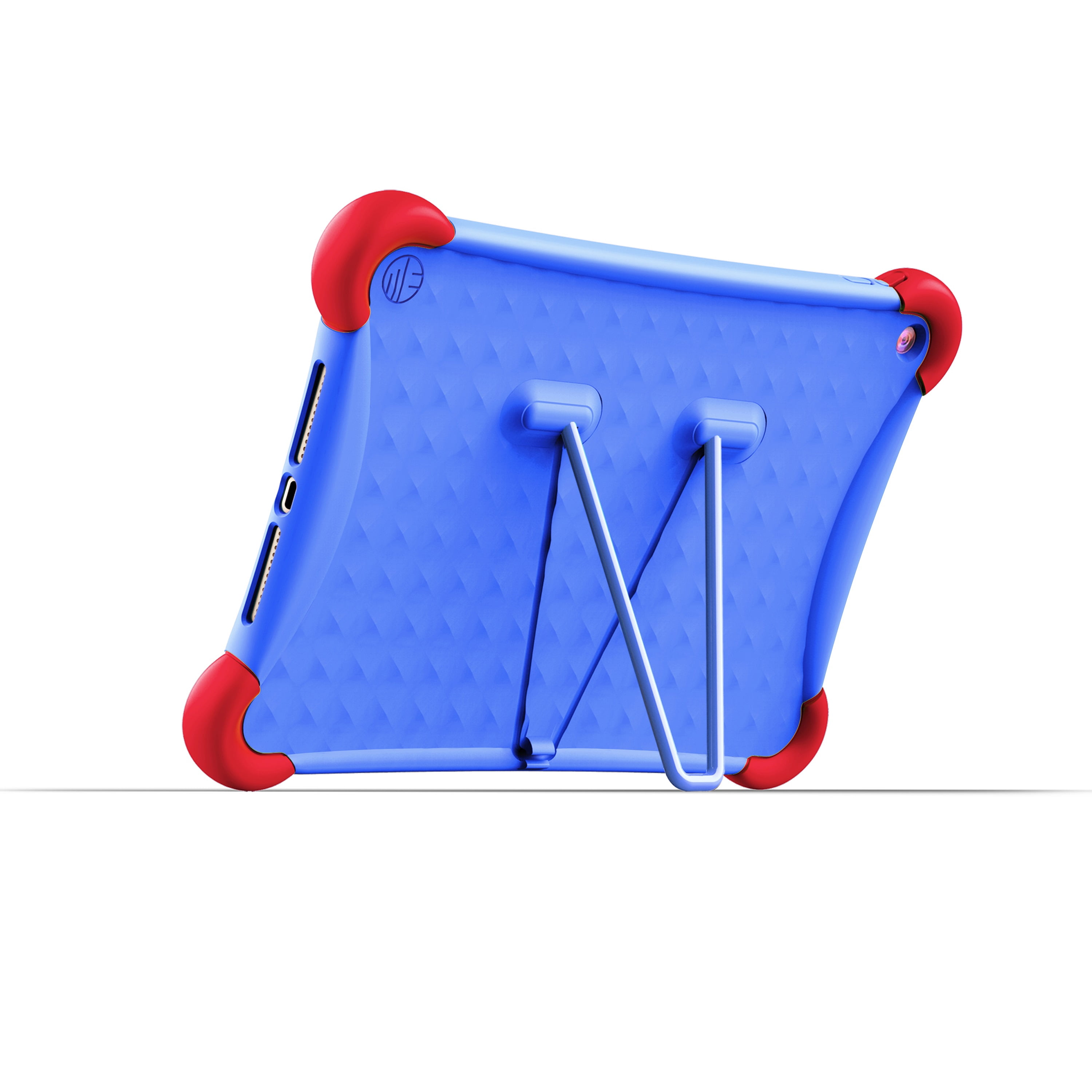 ME Silicone Protective Case with Built-In Stainless Steel Kickstand for iPad 10.2 9th Gen (2021 Release), 8th Gen (2020 Release) and 7th Gen (2019 Release) in Royal Blue