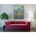 thumbnail image 3 of Epic Graffiti 'French Bulldog Tandem,' by Fab Funky, Canvas Wall Art, 40"x54", 3 of 3