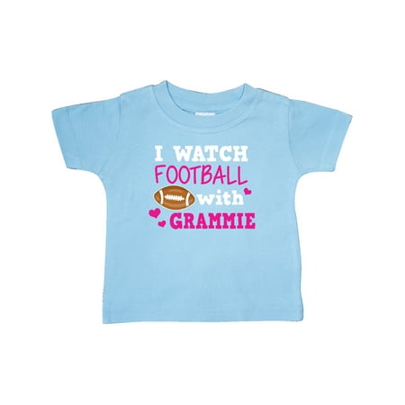 

Inktastic I Watch Football with My Grammie Gift Baby Girl T-Shirt