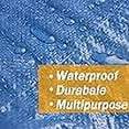 thumbnail image 5 of A Lion Blue Tarpaulin 8ft x 12ft, 5 Mil Thickness Standard Duty Rip and Tear Poly UV Tarp, 5 of 5