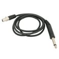 thumbnail image 4 of XLR Female To 1/4 Inch Male Cable, 3 Pin Microphone Connector Cord Professional Anti Interference  For  1m, 4 of 8
