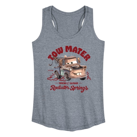 Cars - Tow Mater Towing Graphic Racerback Tank