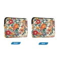 thumbnail image 7 of FORMRS 15-15.6 inch Laptop Sleeve Case Soft Carrying Quilted Computer Bag Cover, Orange Japanese Flowers Pattern, 7 of 7