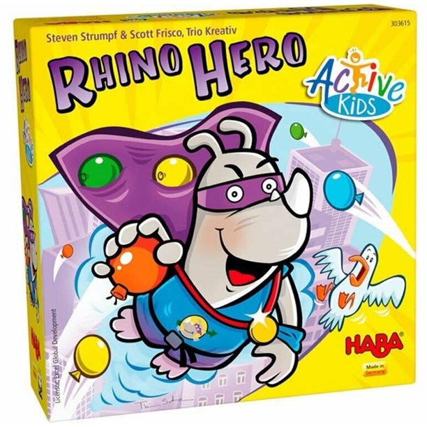 HABA Rhino Hero Active Kids A "Get up and Move" Game for Children